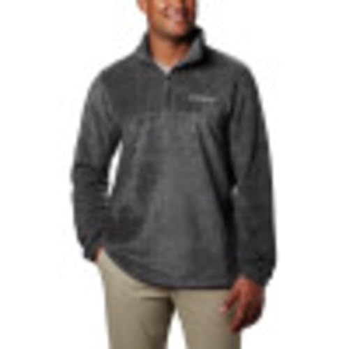 Image of Columbia Men's Steens Mountain Half Zip Fleece, Charcoal Heather, XX-Large