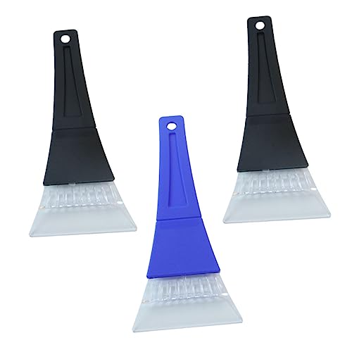 CIYODO Car Ice Scraper 3pcs Auto Ice Shovel Slip Handle Car Windshield Deicing Tool