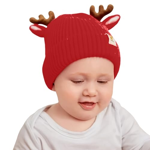 Generisch Weihnachtsmütze Baby Süße warme Strickmütze für Winter...