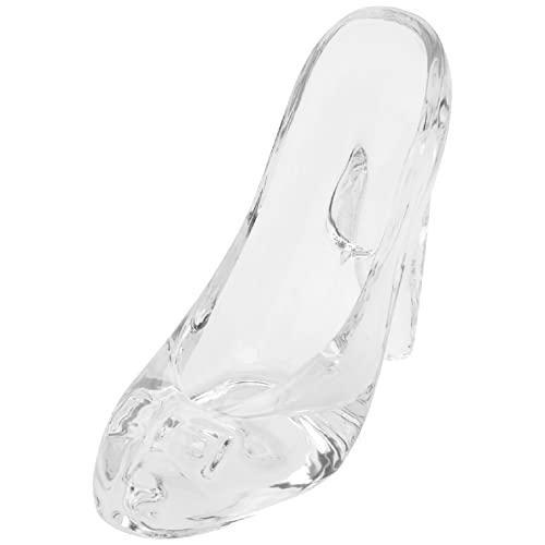 Niejgay Cristal Chaussures Verre d'anniversaire Décor À Cendrillon Talons Hauts Mariage Figurines Miniatures Ornement