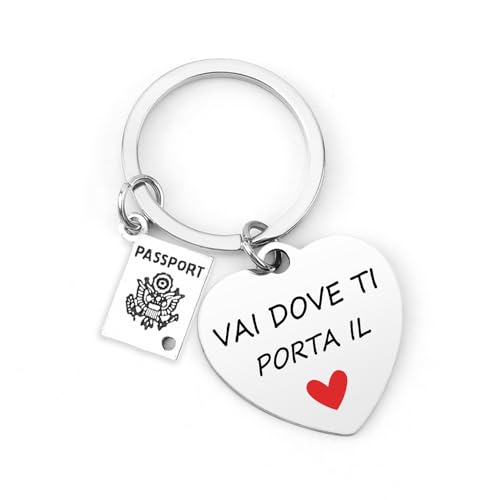 Kolovki Regali per chi Ama Viaggiare,Compleanno Originale Utili Divertente Natale Pasqua Festa Della Donna San Valentino Laurea Amicizia Regalo Viaggiatori Viaggio di Nozze Donna Uomo Portachiavi