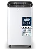 Pro Breeze 12L Compressor Dehumidifier with 2L Water Tank, Laundry Drying & Automatic Humidity...