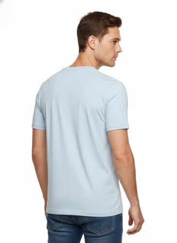 Image of Men's T-Shirts Ringspun Cotton Crew Neck Tee Shirts|Casual Wear T Shirt | Pre Shrunk with Panel Wash