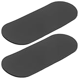 TEMPNAP 2個 ベースパッド ドラムパッド 練習 ドラムヘッドパッド バスドラムパッチ キックドラムペダルパッド ドラムヘッドのシリコンパッド シリカゲル Black