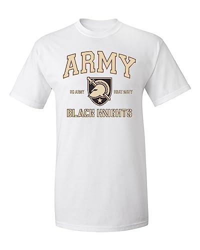 CornBorn Army West Point Apparel Men - Army Arch Primary Logo - White - Medium