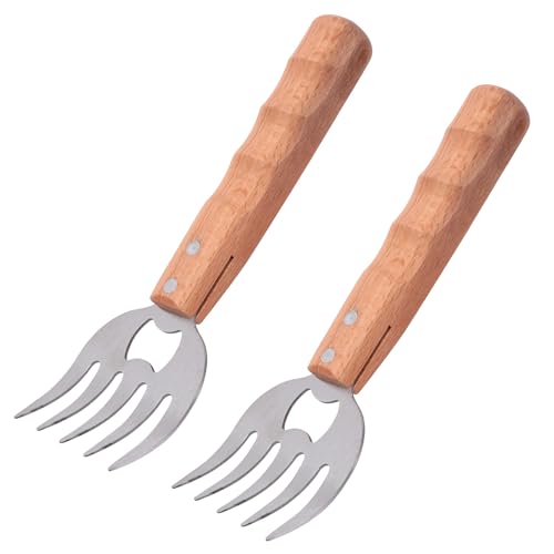 Garneck �X�e�����X�����V�����b�_�[�N���[2pcs �ؐ��n���h���t�� �L�b�`���~�[�g�N���[ �o�[�x�L���[��{�� ���� �ؓ��̍גf�p�c�[��