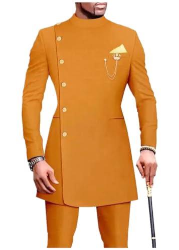 African Mens Suits Blazer Pants Wedding Grooms Mens Tuxedo