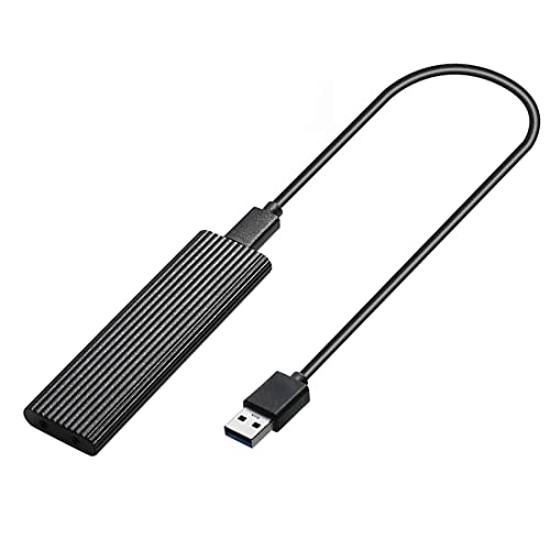Caja externa para SSD M.2 NVME a USB 3.1 negra miniatura 1