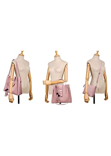 Bolso Tote para mujer YAQUNICER con asa superior, conjunto 3 piezas miniatura 6
