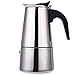ekspres do kawy mini Ze stali nierdzewnej Moka Coffeenek Espresso PerColator Przenośny Ekspres do kawy Perkolator Napój Narzędzie Latte Pikówka Biuro, restauracja (Color : 200ml)