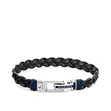 Tommy Hilfiger Jewelry Armband für Herren aus Leder Schwarz   2790307