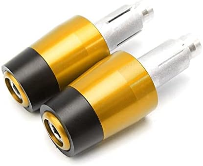 Motorcycle CNC Handlebar Gear Balanced Plug Slider Handle Bar End Grips for 890 ADV 890 Adventure R 890 ADV 2021 (Color : Gold)