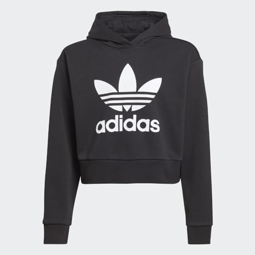 adidas Originals Unisex-Child Adicolor Cropped hoodieHooded Sweatshirt3