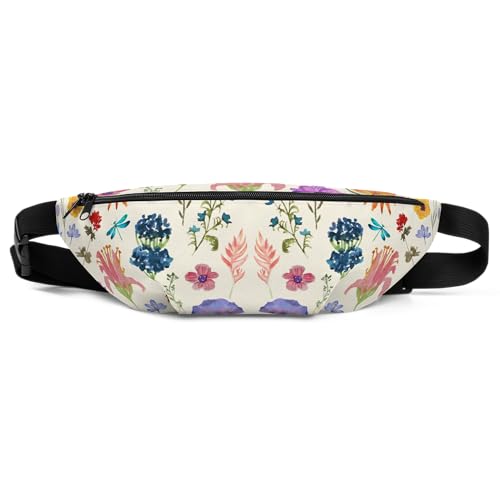 Sac banane Wild Flower un accessoire fleuri pour vos festivals et sorties d'été