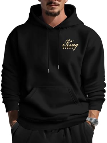 Men's Pullover Sweatshirt Hoodie Hooded Collar Drawstring Hoodies Casual Long Sleeve Shirts 5