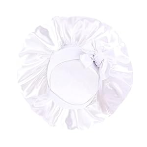 Perfeclan Satijnen Motorkap Zijden Haar voor, Breed Rekbaar Stropdasontwerp, Ademend, Draagbaar, Lichtgewicht En…