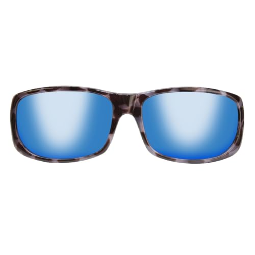Jonathan Paul Pandera Polarized Fitover Sunglasses in Black Marble with Blue Mirror Lenses2