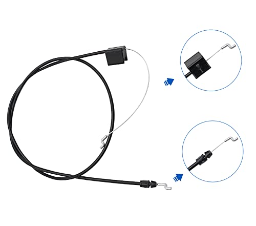 Image of Poagavgs Pro-Parts 104-8677 Replacement Brake Cable for Toro 22 inch Recycler Lawn Mower Replaces 290-935 1048677 20001 20003 20005 20009