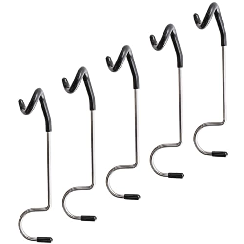 Sosoport Camping Pole Light Hanger Set Tent Lamp Hooks S-Shape Metal Hooks for Camping Portable