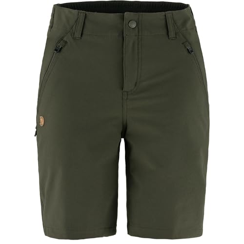 Abisko Trail Stretch Shorts W Fjallraven short rando femme Deep Forest 46
