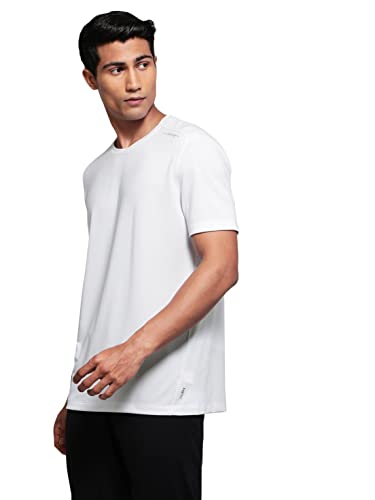 Image of Jockey MV37 Men Recycled Microfiber Elastane Stretch Fabric Round Neck Half Sleeve Breathable Mesh Active Wear T-Shirt