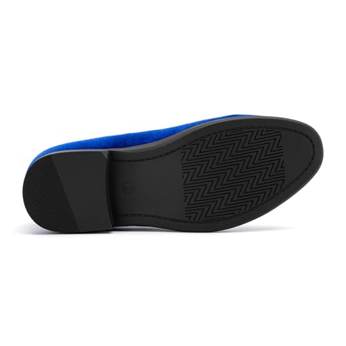 Image of Meijiana Boys Dress Shoes - Velvet Casual Pull-On Low-Heels, Black Rubber All-Weather Formal Boys Shoes, Toddler Dress Shoes for Wedding & Party - Fashion Business Style