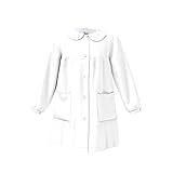  siggi GREMBIULE SCUOLA ELEMENTARE BIMBA (BIANCO, 13A-158CM)