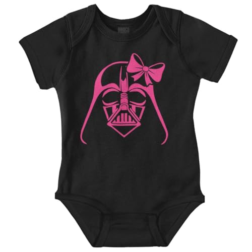 Brisco Brands Girly Cute Sci Fi Villain Funny Cool Baby Bodysuit Jumper Girls