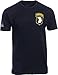 Ann Arbor T-shirt Co. 101st Airborne Division Screaming Eagles | Licensed U.S. Army Military Infantry Tee Shirt (T-Shirt) for Men Women-(Black,XL)