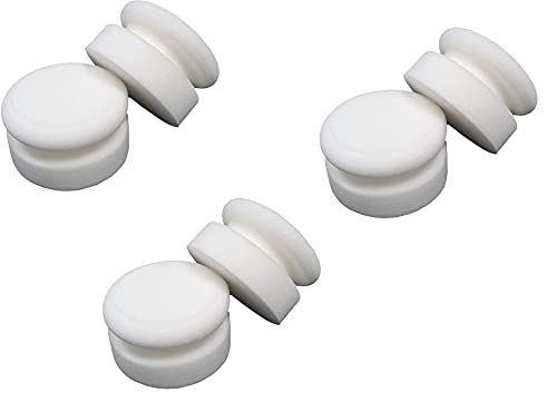 SCHAUMEX® Lot de 6 éponges de Polissage Professionnelles pour Voiture - 6 pièces - Mousse de Polissage avec poignée Cover