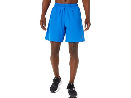 ASICS Men's 7IN 2-in-1 Short Running Apparel, M, Tuna Blue/Carrier Grey