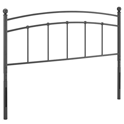 Modway Abigail Modern Farmhouse Metal Queen Headboard in Gray by Modway - Image 2