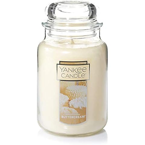 Buttercream Large Jar Candle,Fresh Scent Cover