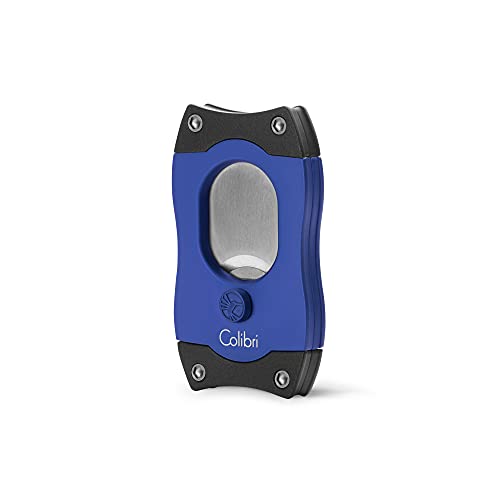 Colibri S-Cut EZ -Zigarrenschneider - Blau - Federauslöser - Bis zu 66...