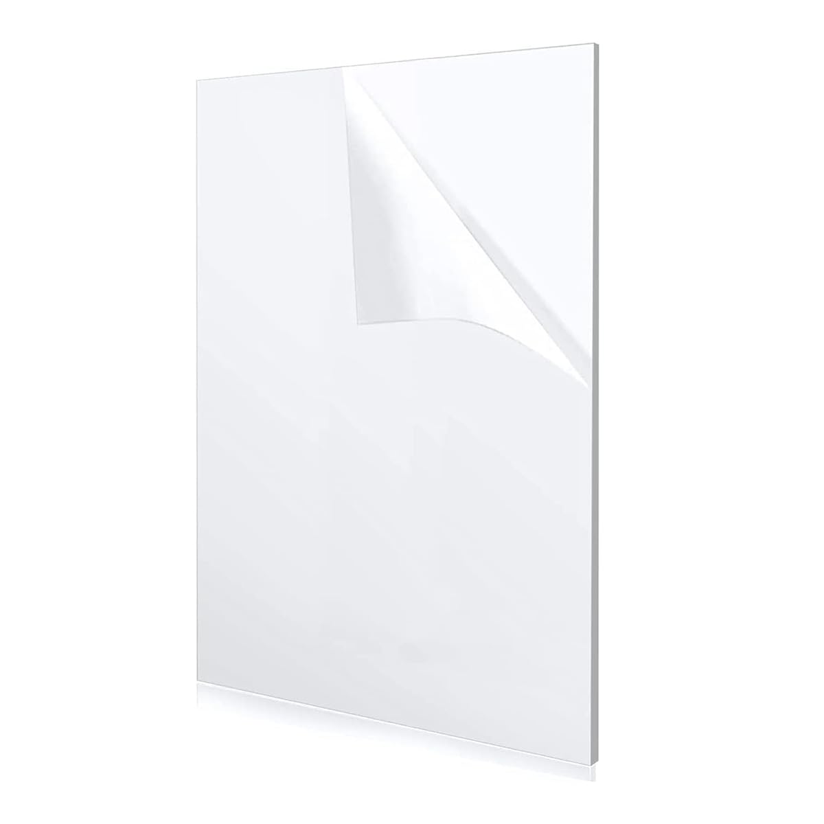 Plexiglass Trasparente 12mm, Pannello Trasparente, Lastra di Plastica Rigida, Alta Trasparenza, Taglio di Precisione per Fai-da-Te, Artigianato,12mmx200x200mm