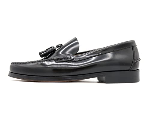 Marttely Made in Spain - Scarpe Mocassini Nappe Uomo Eleganti Tassel-Loafer in Vera Pelle con Suola in Cuoio Cucito 805 Fatto in Spagna - Image 3