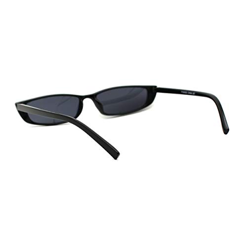 Mod Narrow Rectangular Retro Dad Shade Pleastic Sunglasses4