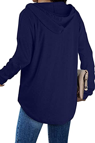 Image of Bofell Womens Fashion Tops Hoodies for Women Pullover Oversized Sweatshirts Long SLeeve Shirts Loose Fit