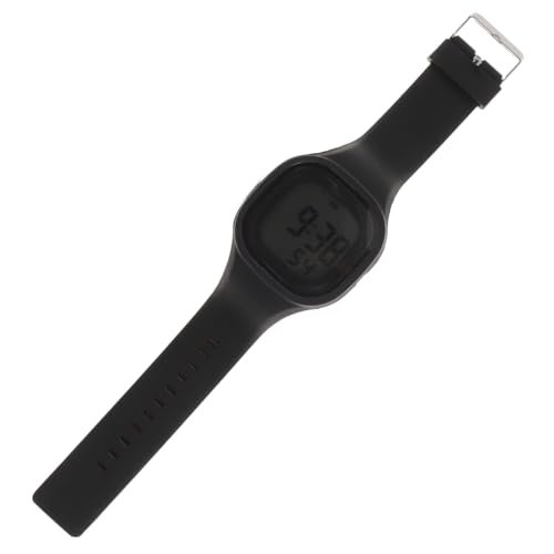 minkissy Digital de Noctilucente de Hombres y Mujeres Deportivo Cronómetro Resistente hasta Color Negro