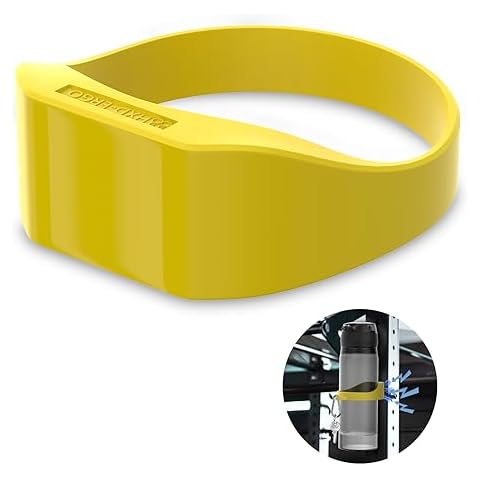 HXD-ERGO Magnetic Water Bottle Holder for Gym - Attach to Most Metal Equipment, Sports Water Bottle Holder with Carabiner Clip for Backpack, Hiking, Camping - Outdoor Activities Gear Cover