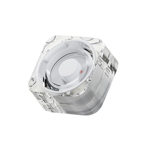Lodoot Base de carga tipo C para anillos, construcción de ABS transparente, compacta y portátil, estación de carga