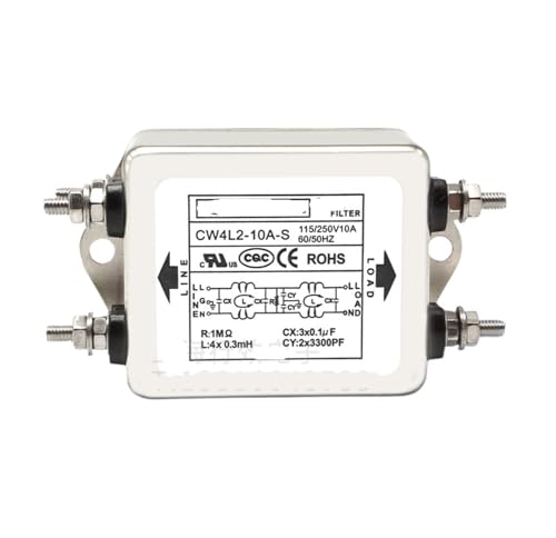 Filtre anti-interférence double cellule CW4L2-10A-S pour stabiliser le courant AC 220V