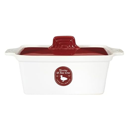 "Saveur & d gustation" Saveur et Degustation kc2301 Tarrina con Prensa para Foie Gras, cerámica, 25,5 x 11 x 27 cm, colores surtidos