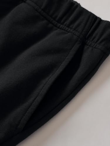 Weintee Women's Plus Size Petite Cotton Pull On Pants with Pockets4