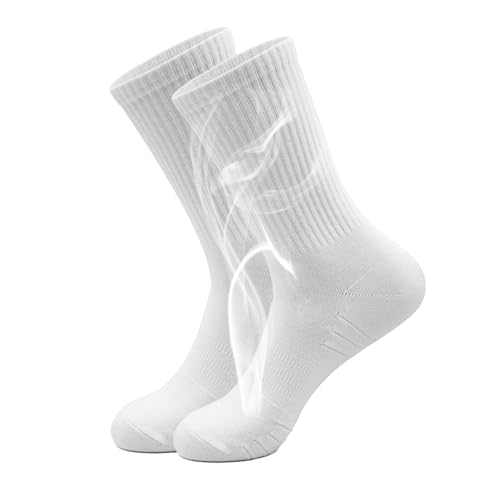 Chaussettes de course athlétiques homme anti-humidité avec zone plantaire renforcée