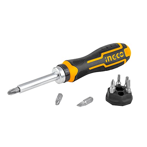 Image of INGCO AKISD0808 8 Pcs ratchet screwdriver set AKISD0808 (1 Set)