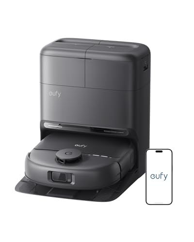 eufy C28 Omni New 2026 Robot Vacuum Cleaner With Mop HydroJet Self-Cleaning Roller Mop Powerful 15 000 Pa Suction 5-in-1 Robot Vacuum for Home Zero-Tangle Design AI Obstacle Avoidance