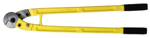 Large Industrial Strength Cable Cutter Hand Tool, Strong Cutting Plier for Marine Grade 316 Stainless Steel 3/16 Inch and 1/8 Inch Wire Rope Cable