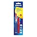 Produktbild Pelikan 971234 - Schulfüller Pelikano P480 M, rot + 2 Patronen GTP blau