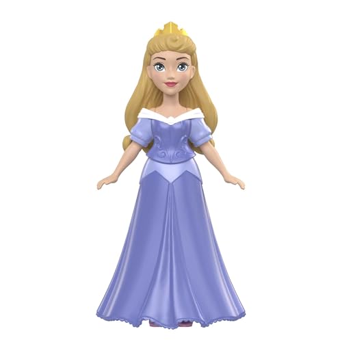 Image of Disney Princess Toys, 6 Posable Small Dolls, 12 Signature Fashions and 6 Accessories Inspired by Disney Movies, Gifts for Kids